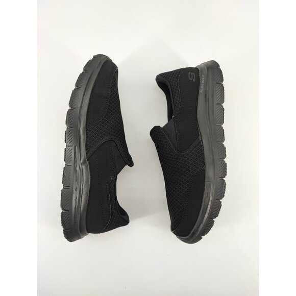 Skechers Men Flex Advantage Mcallen Black Slip Resistant Working Shoes Size 9 US - Picture 6 of 8